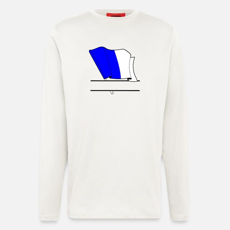 Spa Custom Flagge - Langarmshirt - made by SPREAD - OFF WHITE