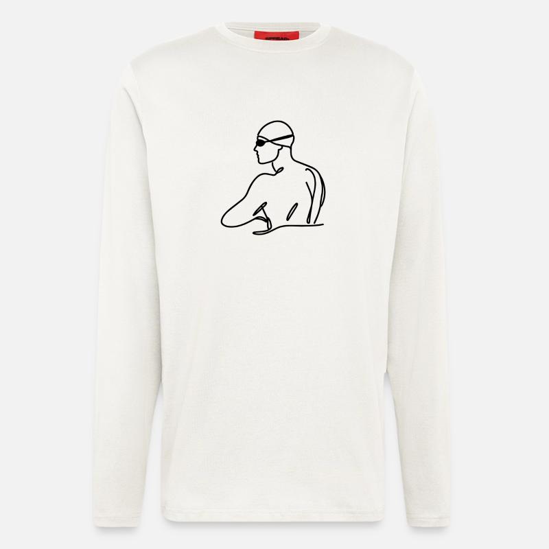 Float Graphic - Longsleeve - made by SPREAD - OFF WHITE