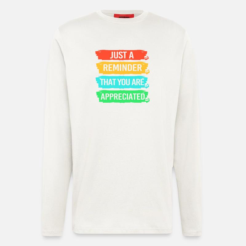 Mitarbeiter der Woche Mitarbeiter des Monats - Langarmshirt - made by SPREAD  - OFF WHITE