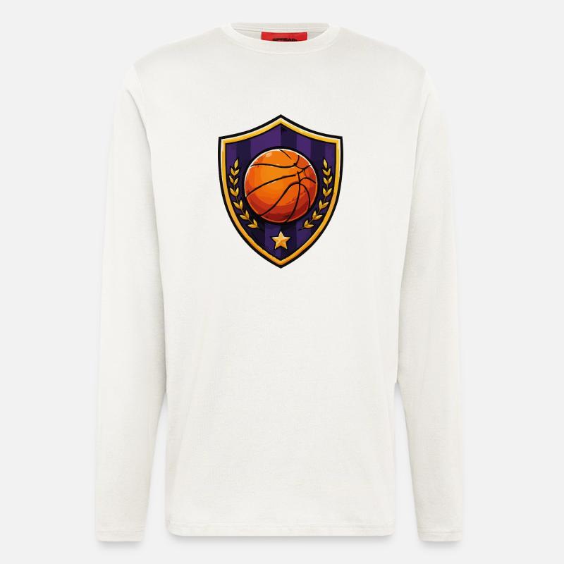 Basketballschild Lorbeer - Langarmshirt - made by SPREAD  - OFF WHITE