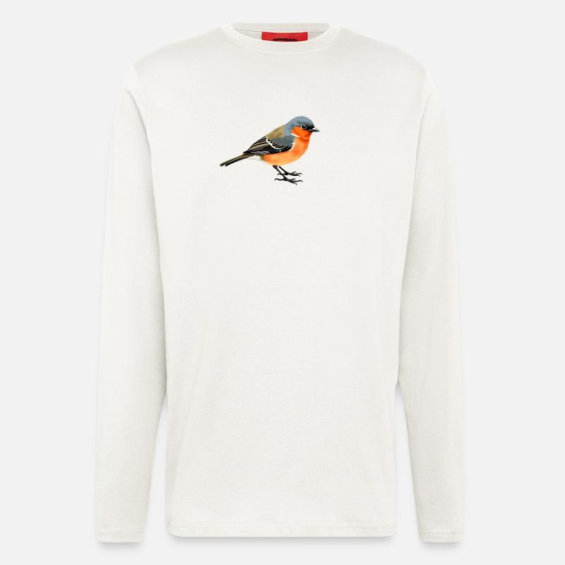 Buchfink - Langarmshirt - made by SPREAD - OFF WHITE