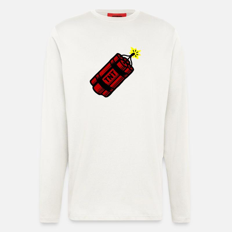 Dynamit Tnt - Langarmshirt - made by SPREAD - OFF WHITE