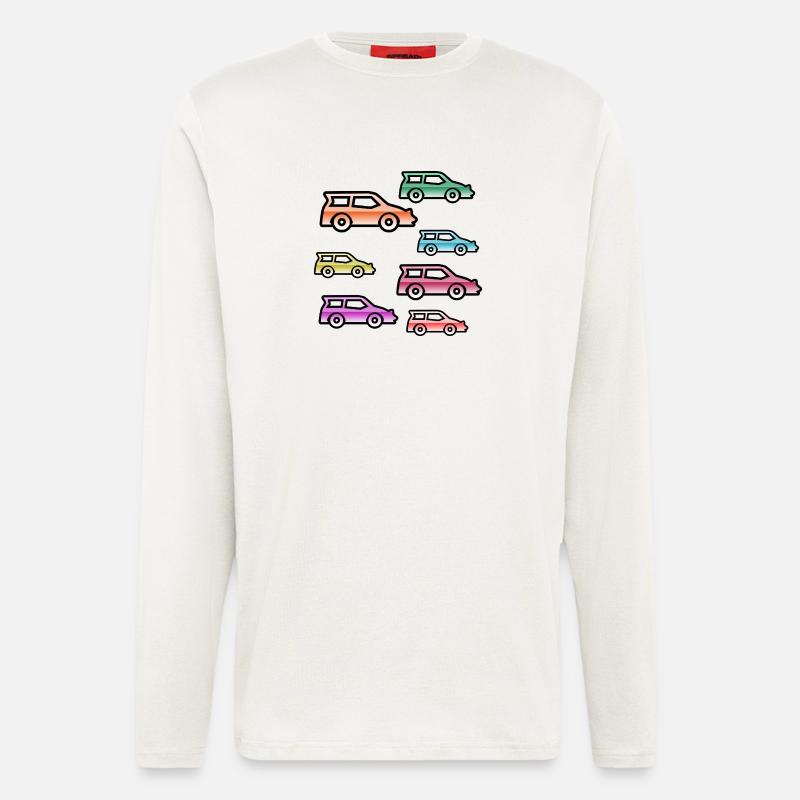 Autos - Langarmshirt - made by SPREAD  - OFF WHITE
