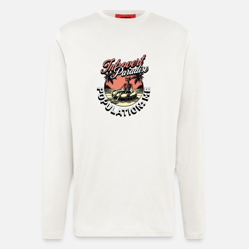Introvert Paradise - Longsleeve - made by SPREAD - OFF WHITE
