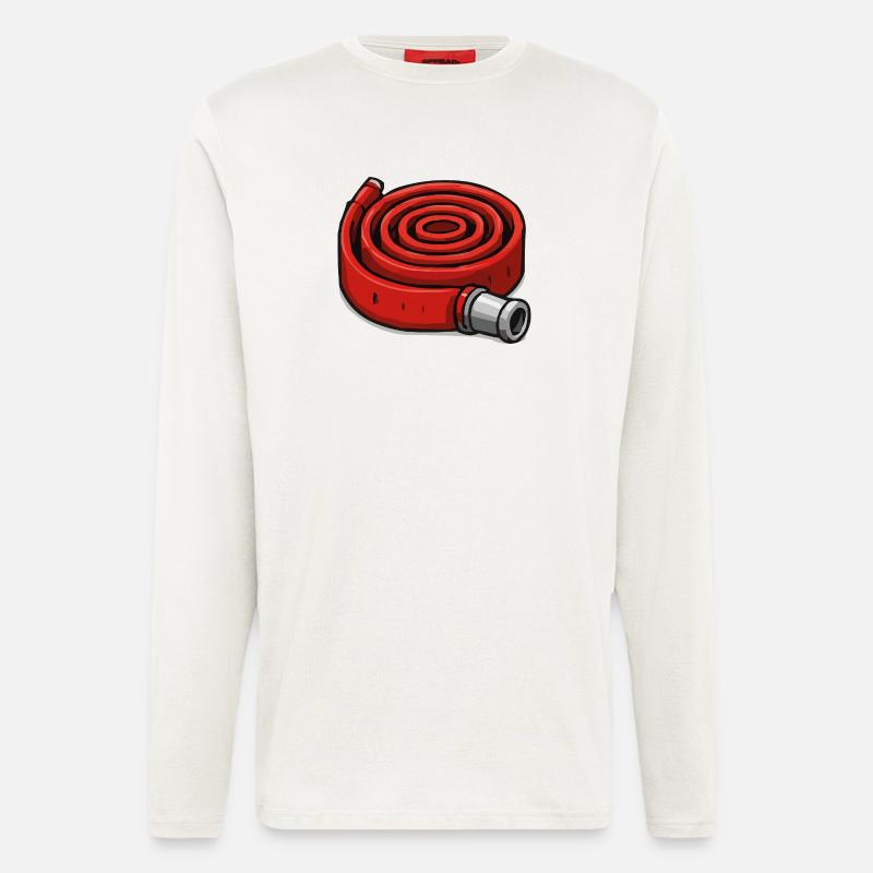 Coiled fire hose - Longsleeve - made by SPREAD - OFF WHITE