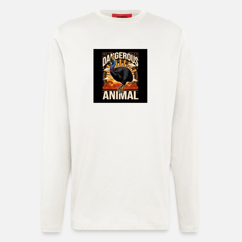 Extremely perilous - Longsleeve - made by SPREAD - OFF WHITE