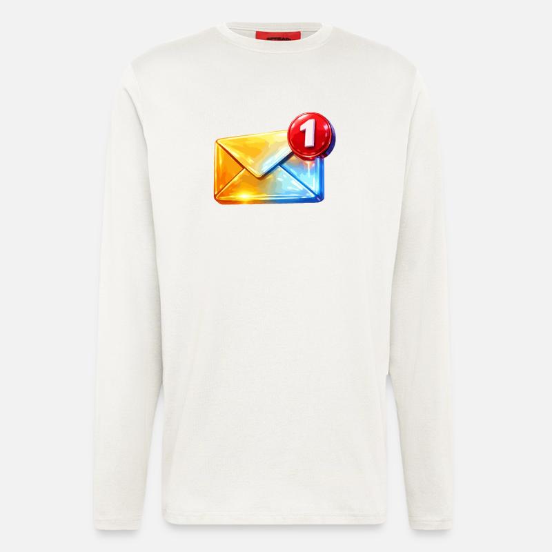 Erste Abzeichen-E-Mail - Langarmshirt - made by SPREAD  - OFF WHITE