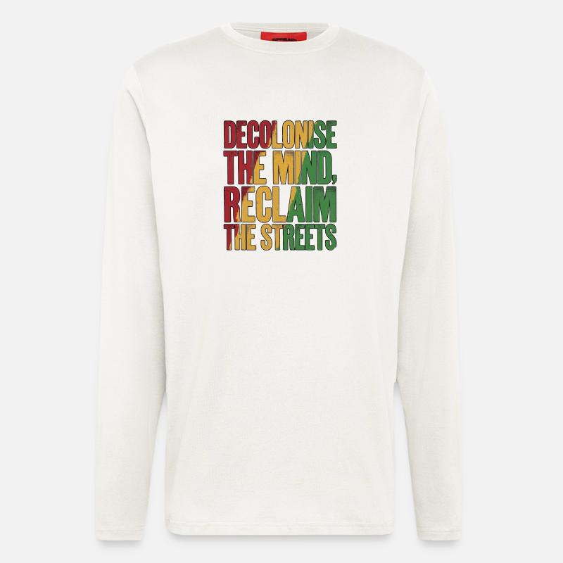 Decolonisation - Langarmshirt - made by SPREAD - OFF WHITE
