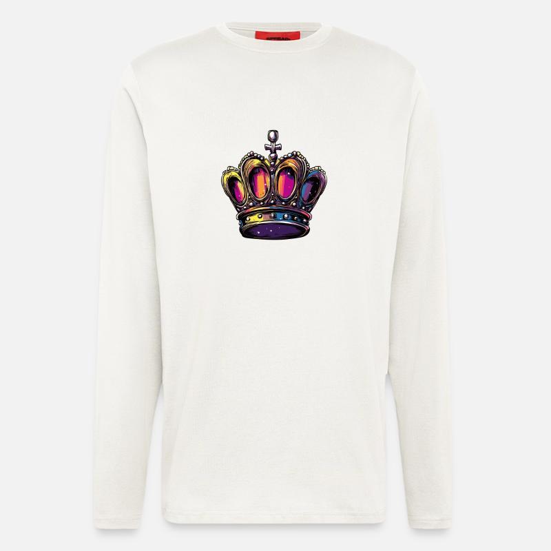 Krone - Langarmshirt - made by SPREAD  - OFF WHITE