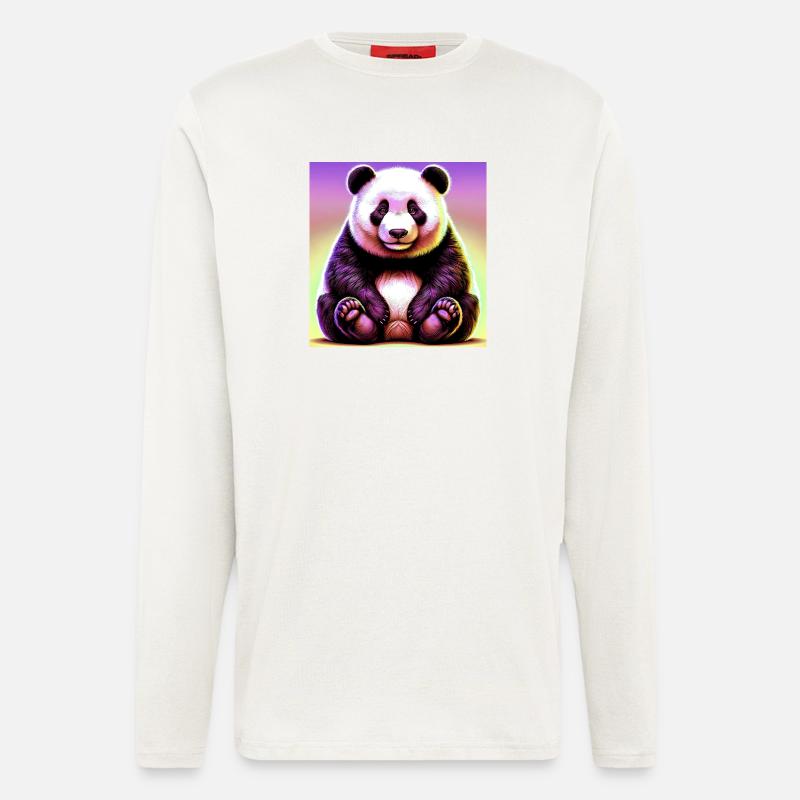 Panda - Langarmshirt - made by SPREAD  - OFF WHITE
