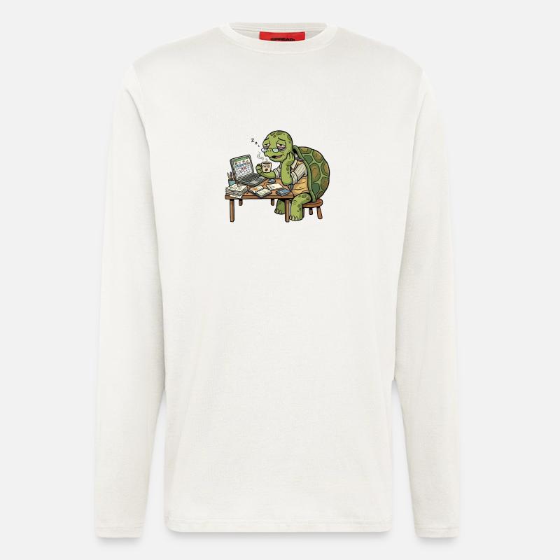 Monday Mood Turtle - Longsleeve - made by SPREAD - OFF WHITE