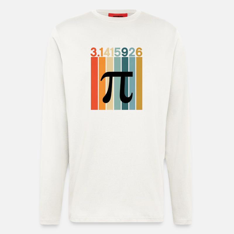 Pi Day Math Numbers - Longsleeve - made by SPREAD - OFF WHITE