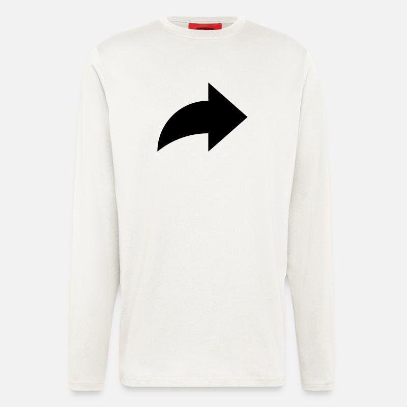 Pfeil, share - Longsleeve - made by SPREAD - OFF WHITE