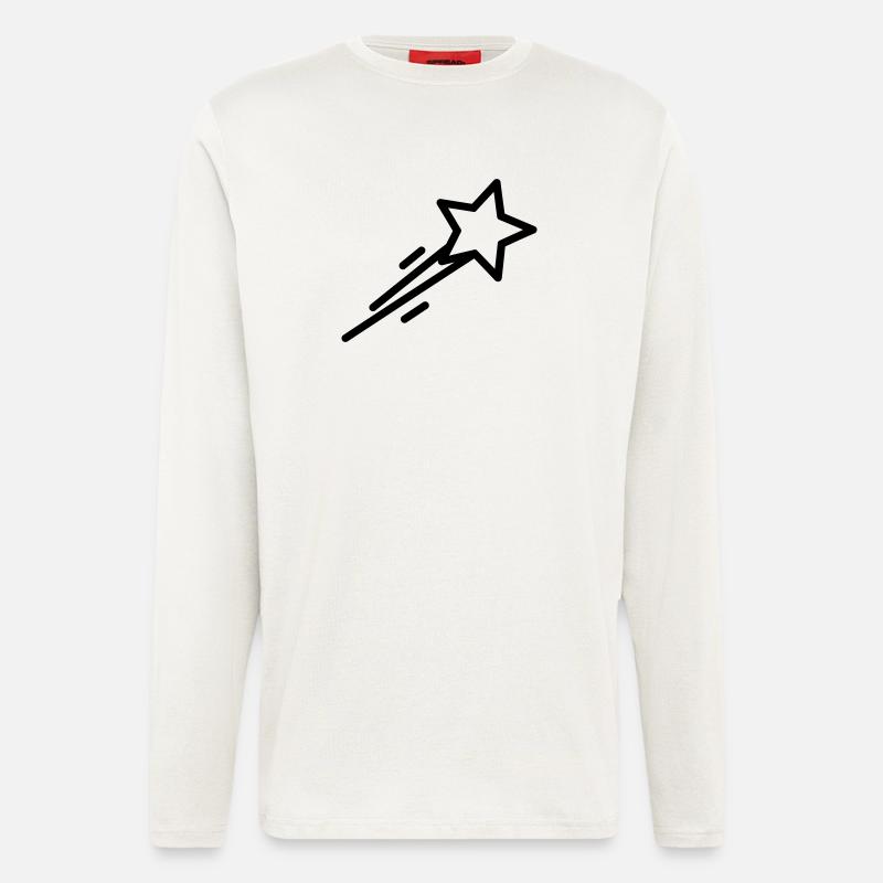 Sternschnuppe - Langarmshirt - made by SPREAD - OFF WHITE