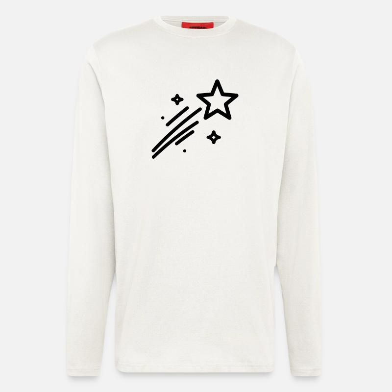 Sternschnuppe - Langarmshirt - made by SPREAD - OFF WHITE