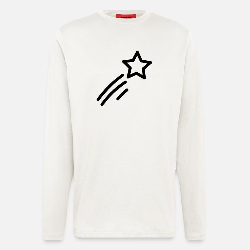 Sternschnuppe - Langarmshirt - made by SPREAD  - OFF WHITE
