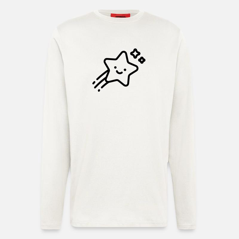 Sternschnuppe - Langarmshirt - made by SPREAD - OFF WHITE