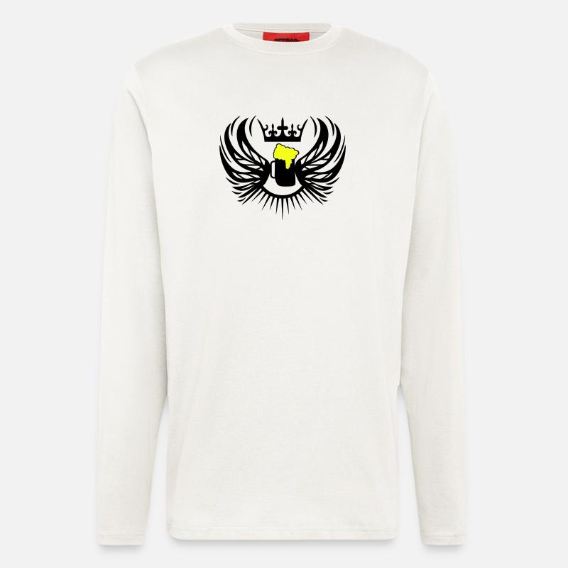 bier_wappen2 - Longsleeve - made by SPREAD  - OFF WHITE