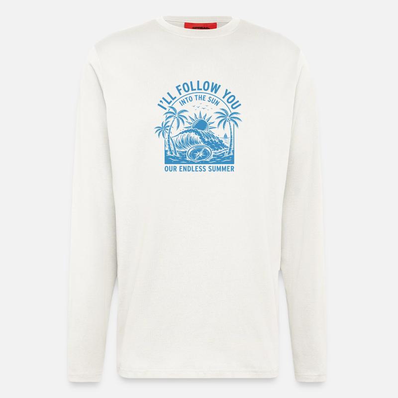 Endless Summer Sunscape - Longsleeve - made by SPREAD - OFF WHITE