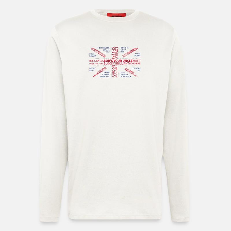 UBERBRITISH - Langarmshirt - made by SPREAD  - OFF WHITE