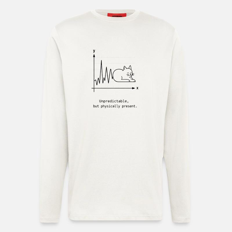 Unpredictable but Physically Present - Longsleeve - made by SPREAD  - OFF WHITE