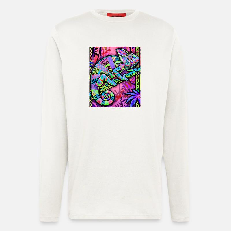 chameleon - Longsleeve - made by SPREAD - OFF WHITE