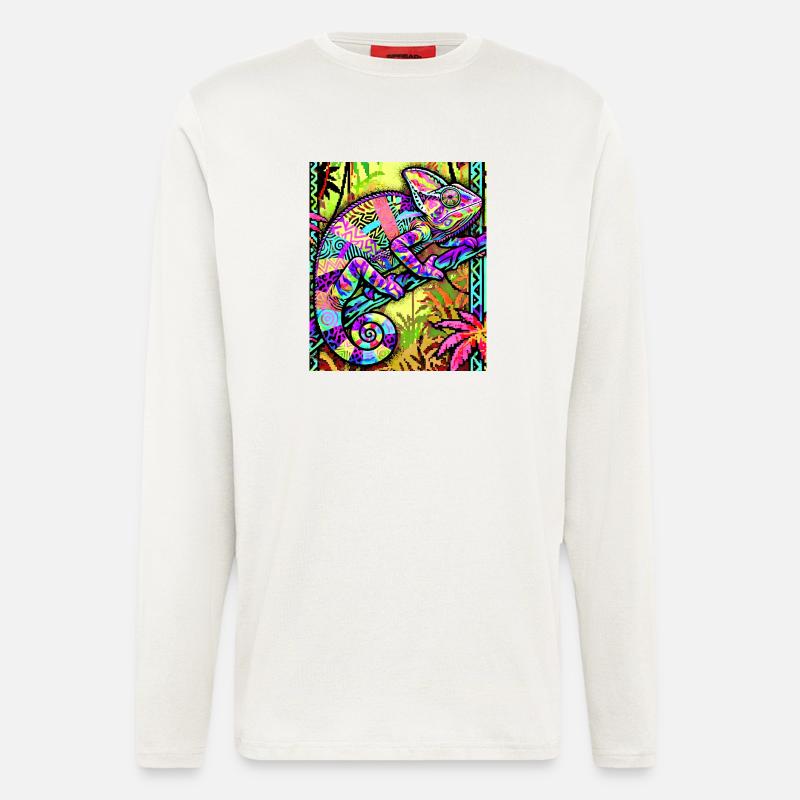 chameleon - Longsleeve - made by SPREAD - OFF WHITE