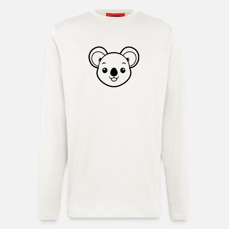 Koala face - Longsleeve - made by SPREAD - OFF WHITE