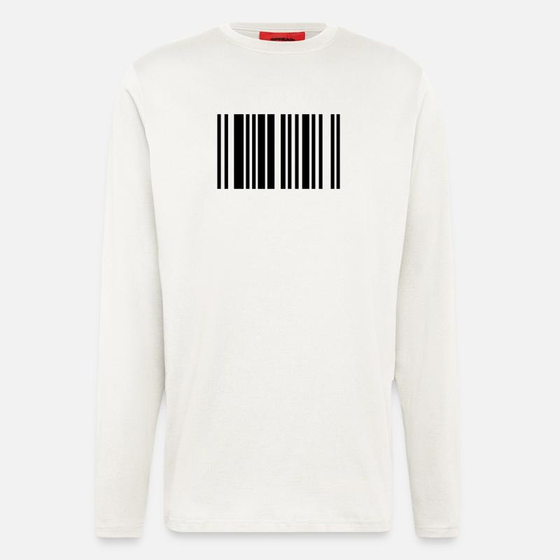 barcode - Langarmshirt - made by SPREAD  - OFF WHITE