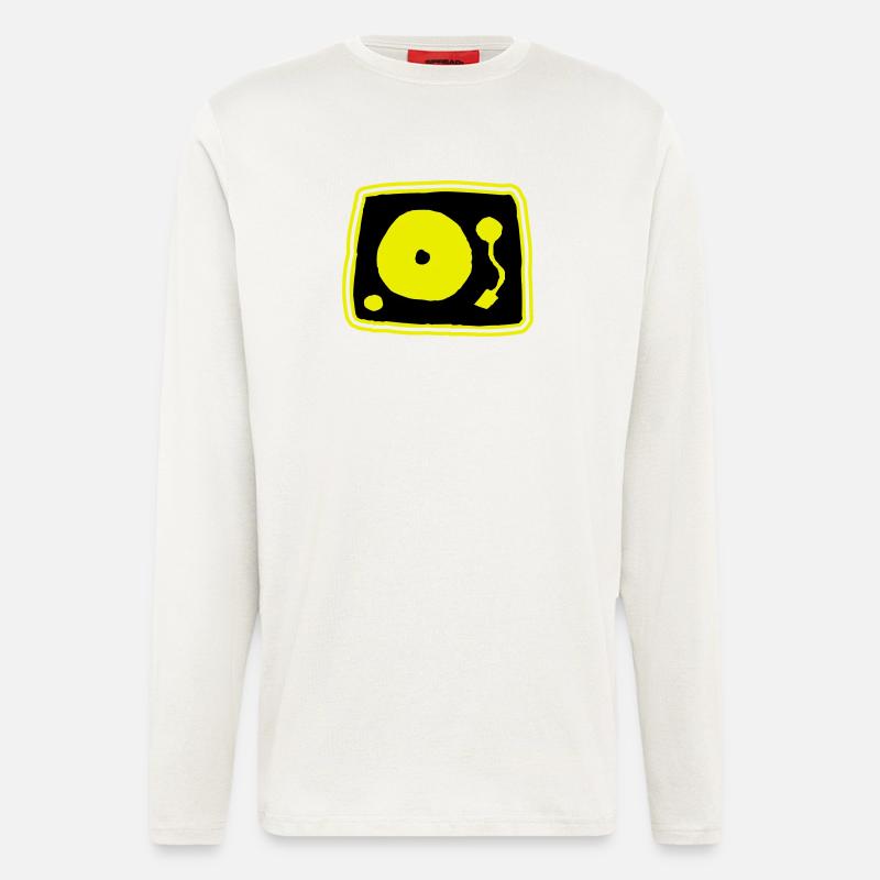 Record player - Longsleeve - made by SPREAD  - OFF WHITE
