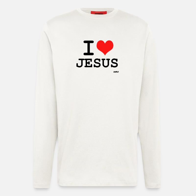 jesus - Langarmshirt - made by SPREAD  - OFF WHITE