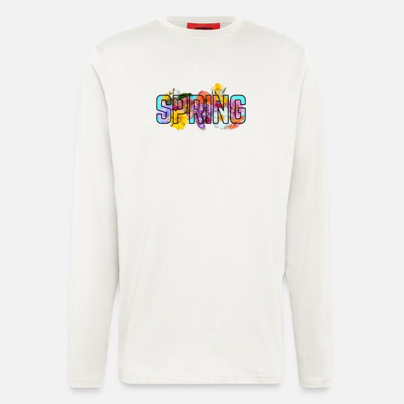 Blue Spring - Longsleeve - made by SPREAD - OFF WHITE