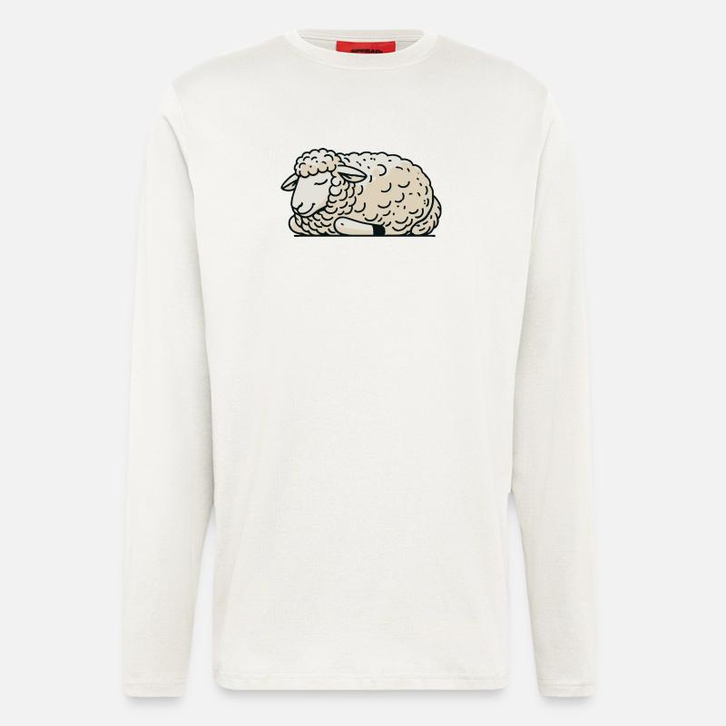 Schaf - Langarmshirt - made by SPREAD  - OFF WHITE