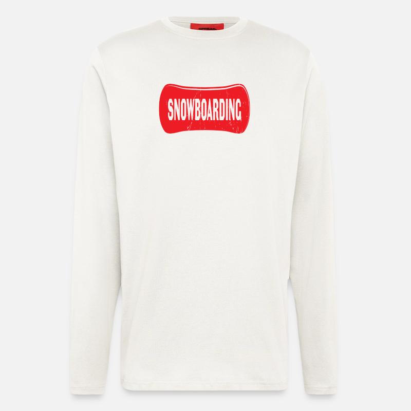 Snowboarding - Langarmshirt - made by SPREAD  - OFF WHITE