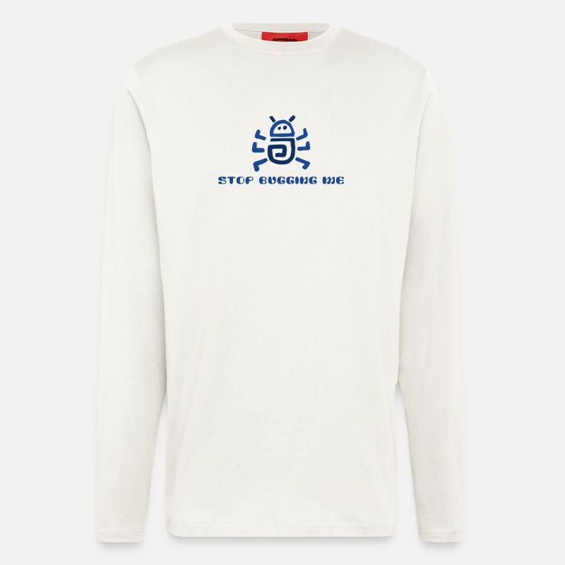 Stop Bugging Me  - Longsleeve - made by SPREAD  - OFF WHITE