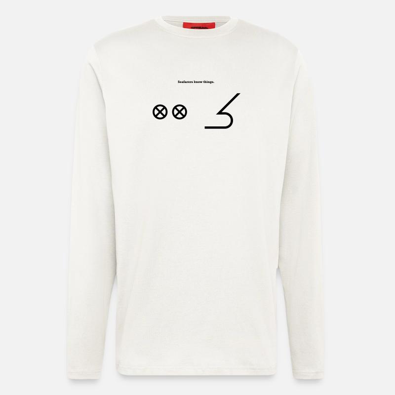 Bow Bow - Nautical Sailing Ships Captain - Longsleeve - made by SPREAD  - OFF WHITE