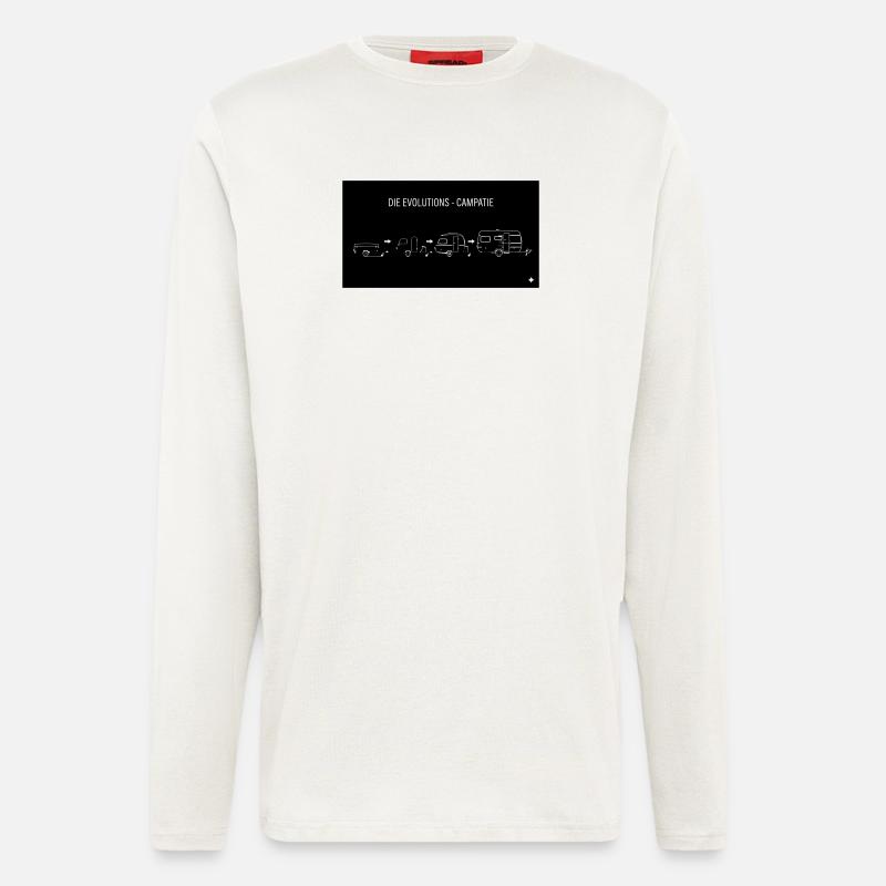 die evolutions campatie V - Langarmshirt - made by SPREAD  - OFF WHITE