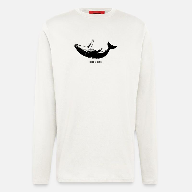 Hope is gone - schwarz - Langarmshirt - made by SPREAD  - OFF WHITE