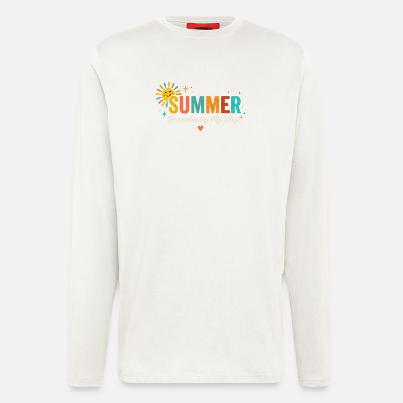 Summer Sun Remembering My Why - Longsleeve - made by SPREAD - OFF WHITE