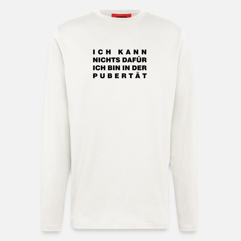 Pubertät - Langarmshirt - made by SPREAD  - OFF WHITE