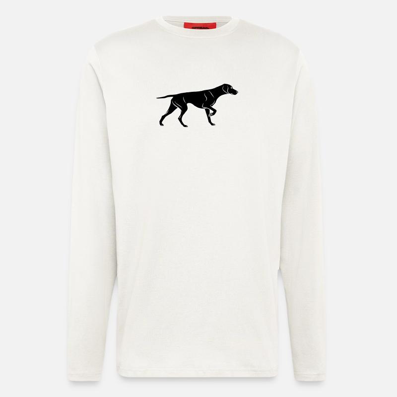 Vorstehhund - Langarmshirt - made by SPREAD  - OFF WHITE