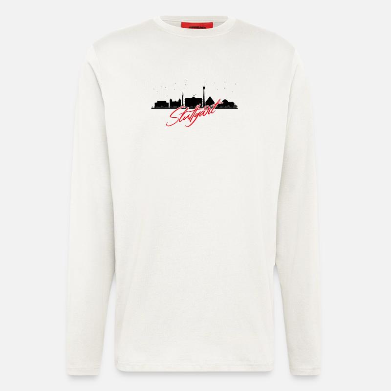 Silhouette Stuttgart - Langarmshirt - made by SPREAD  - OFF WHITE