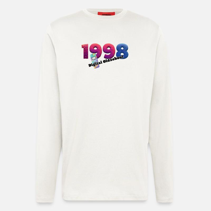 1998 – Digitaler Übergangsstil - Langarmshirt - made by SPREAD  - OFF WHITE