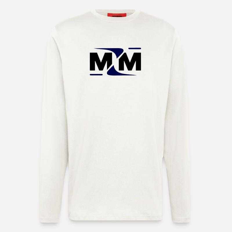 MYM Monogramm: Bold Swoosh Edition - Langarmshirt - made by SPREAD  - OFF WHITE