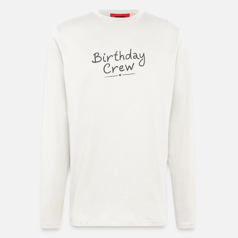 Birthday Crew - Longsleeve - made by SPREAD  - OFF WHITE