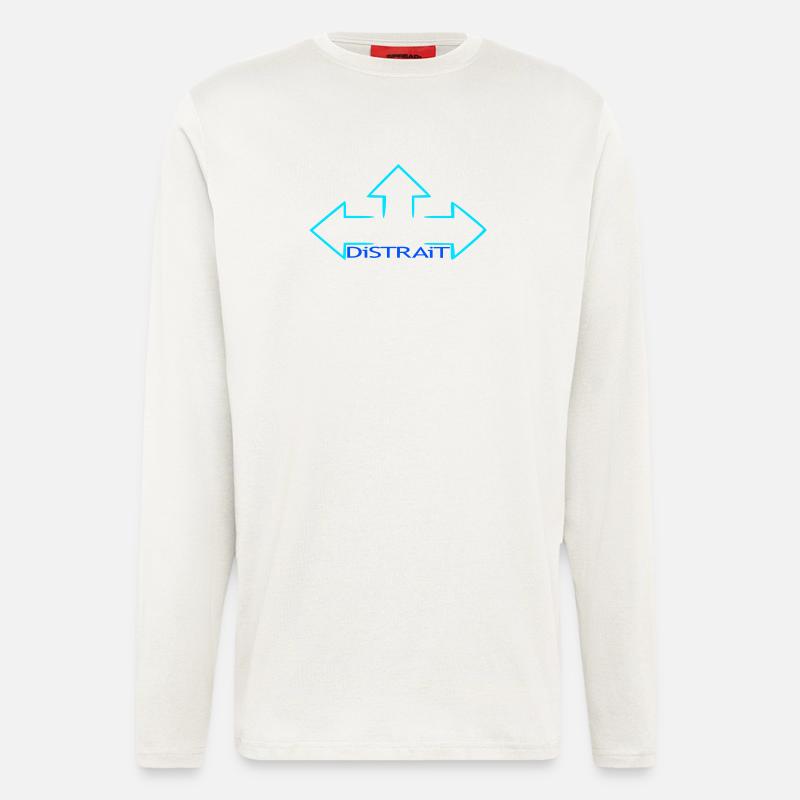 distracted - Longsleeve - made by SPREAD  - OFF WHITE