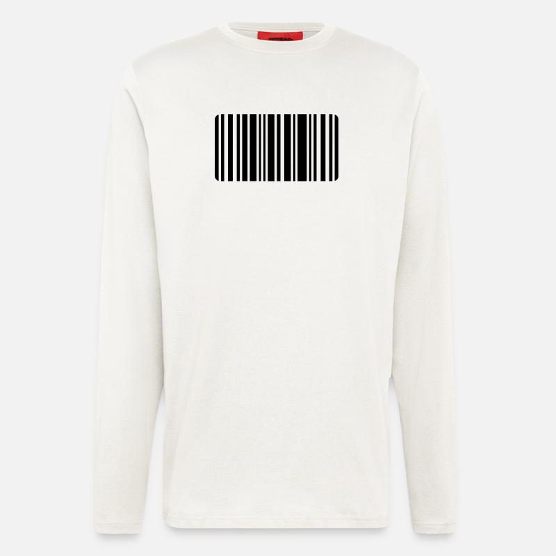 barcode - Longsleeve - made by SPREAD - OFF WHITE