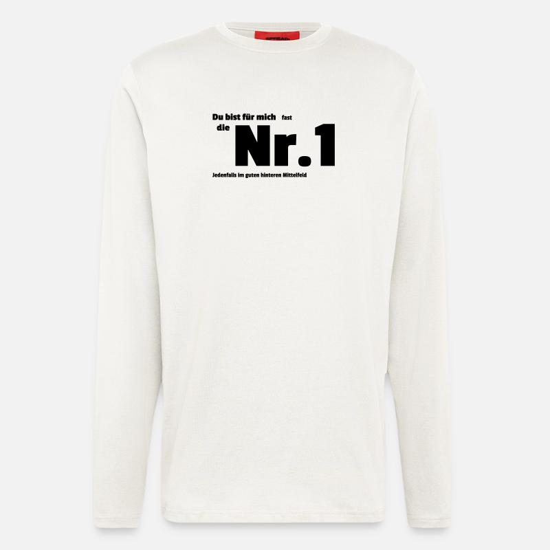 Nummer Eins - Langarmshirt - made by SPREAD  - OFF WHITE