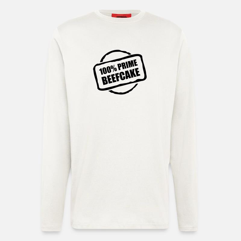Prime Beefcake - Langarmshirt - made by SPREAD  - OFF WHITE