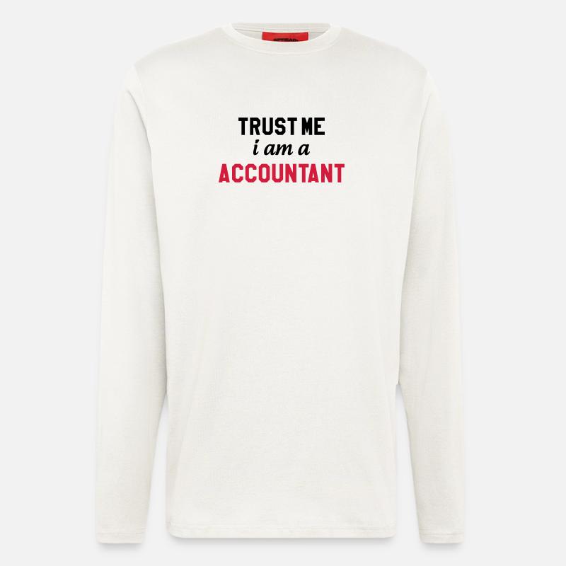 Accountant / Accounting / Comptable / Comptabilité - Longsleeve - made by SPREAD  - OFF WHITE